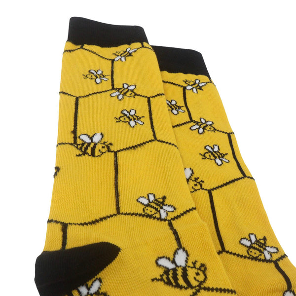 Calcetines Bee color amarillo