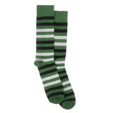 Calcetines Rayas color verde unisex