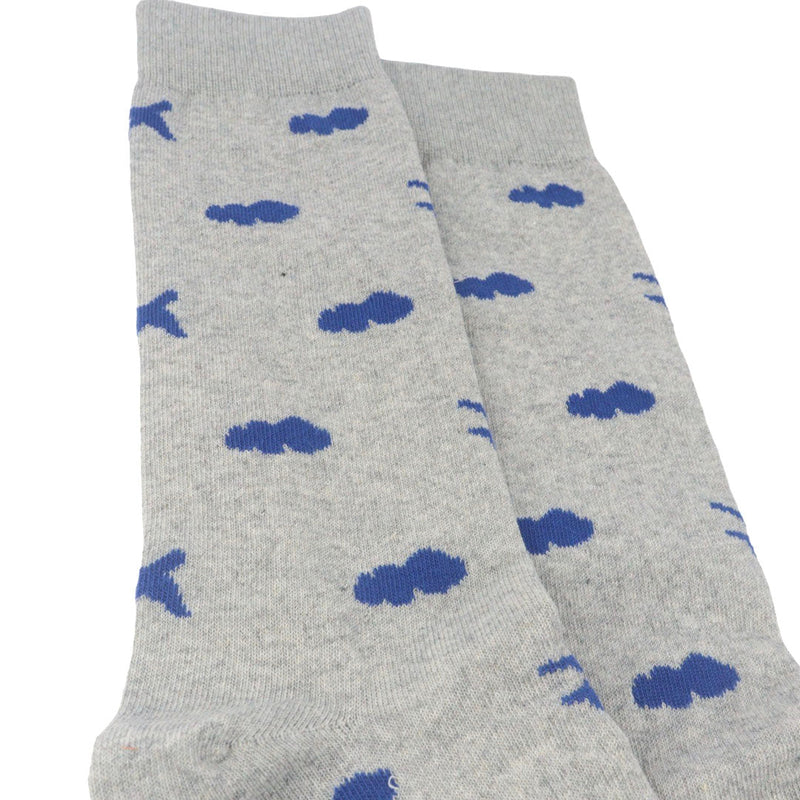 Calcetines Avion color gris