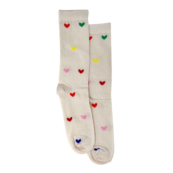 Calcetines Heart color nude