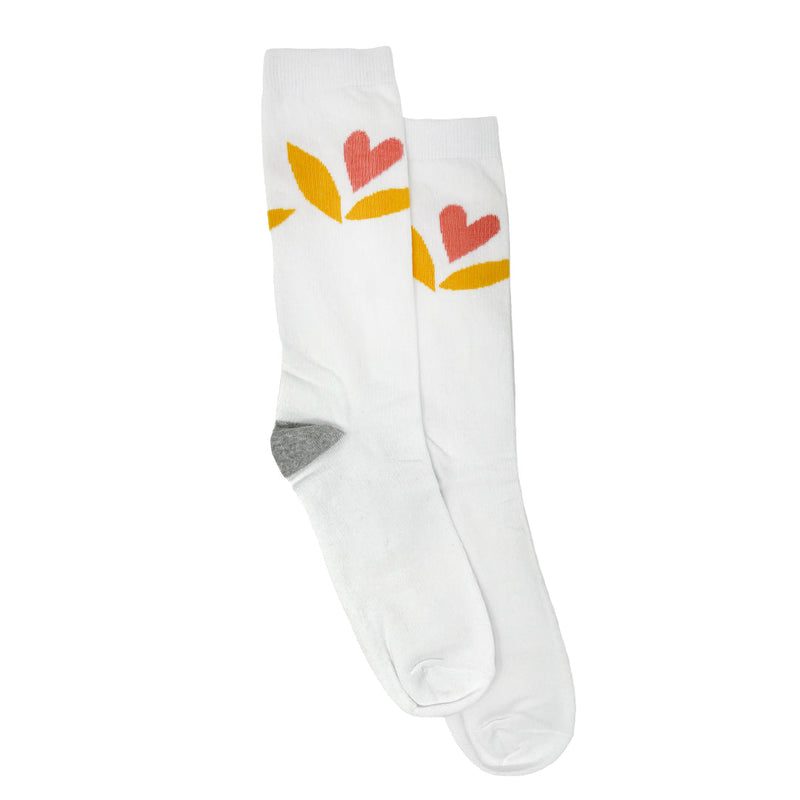 Calcetines Heart color blanco