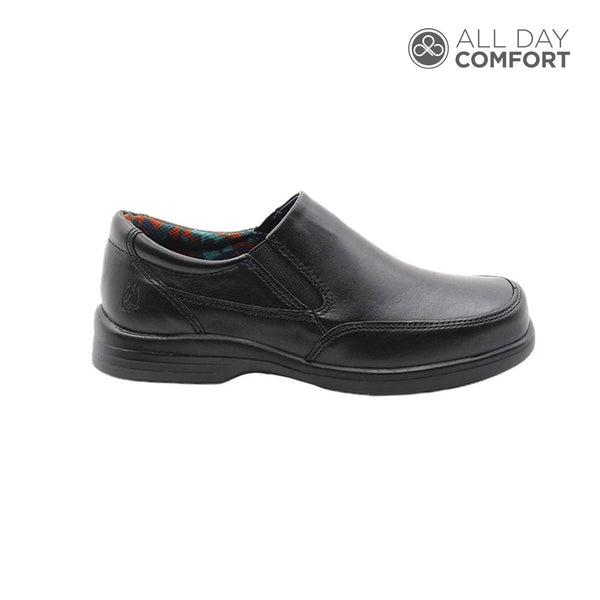 Zapatos escolares Luka slip-on negro para Niños