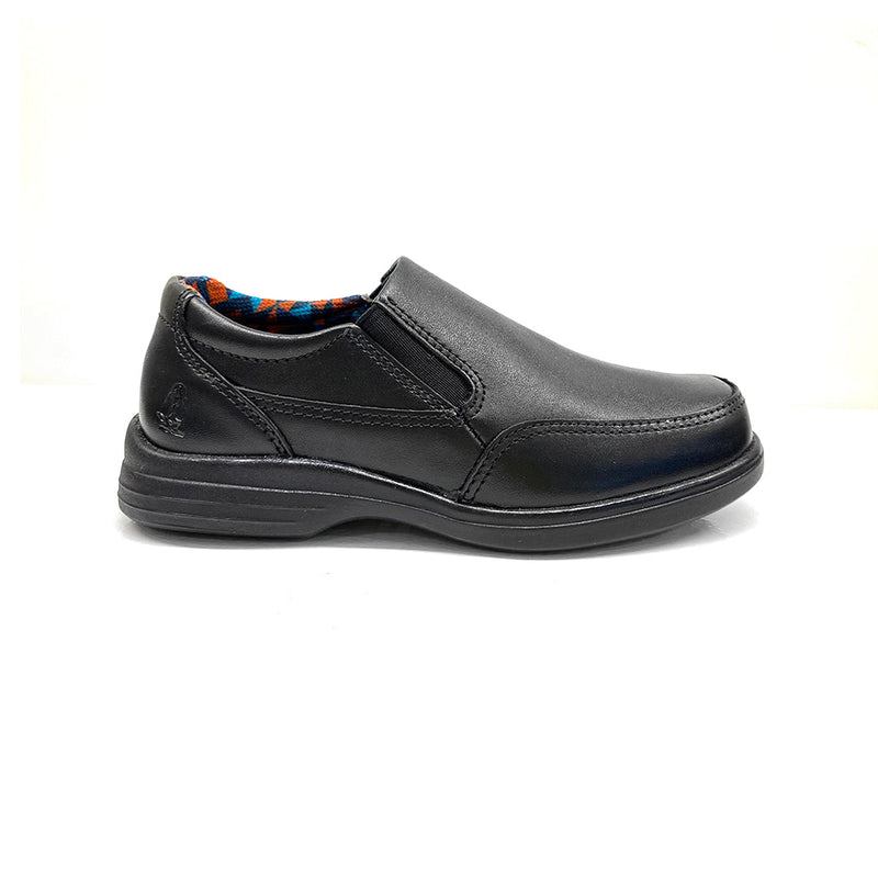 Zapatos escolares Luka slip negro para Niños