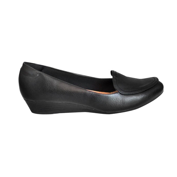 Zapatos cuña Tamires mirabella negro para Mujer