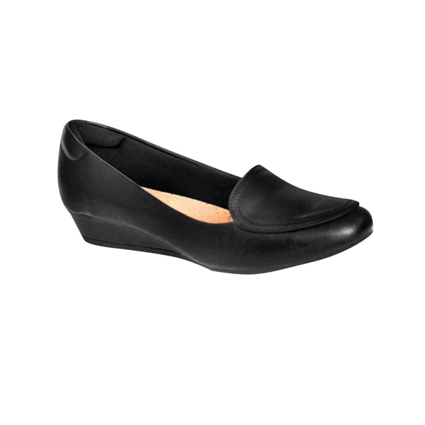 Zapatos cuña Tamires mirabella negro para Mujer