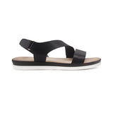 Sandalias flats Eylin negro para Mujer