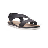 Sandalias flats Eylin negro para Mujer