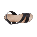 Sandalias flats Eylin negro para Mujer