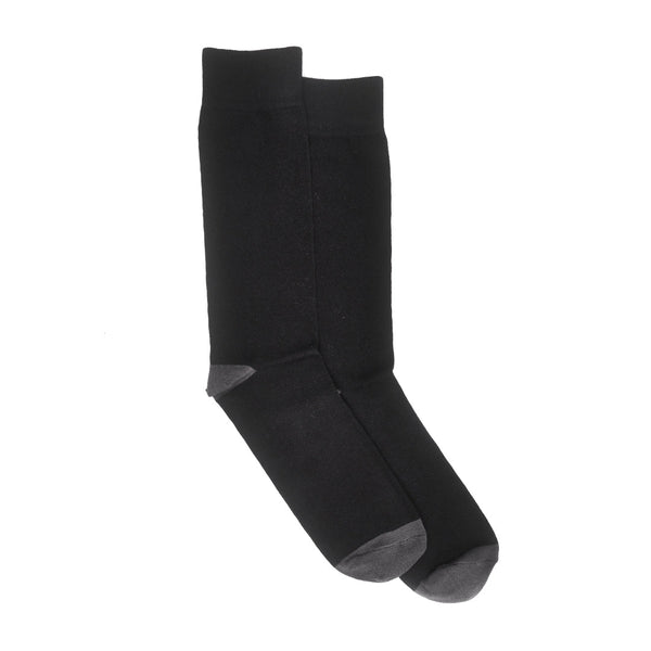 Calcetines Lisos negro para Hombre