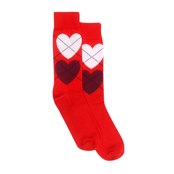 Calcetines Heart rojo para Hombre