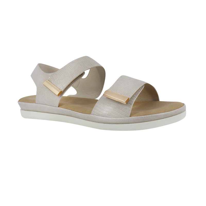 Sandalias flats Carlota blanco para Mujer