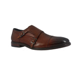 Zapatos de vestir Daxton Monk slip-on Tan para Hombre