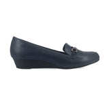 Zapatos de cuña Tamy navy para Mujer