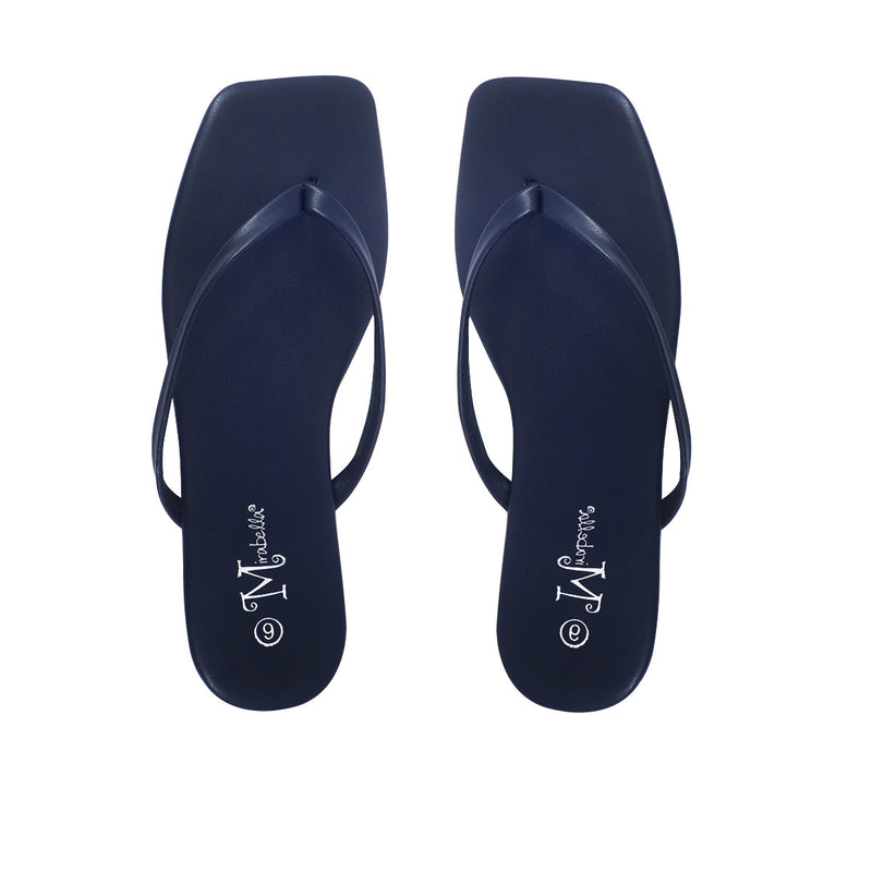 Sandalias flats Karen navy para Mujer