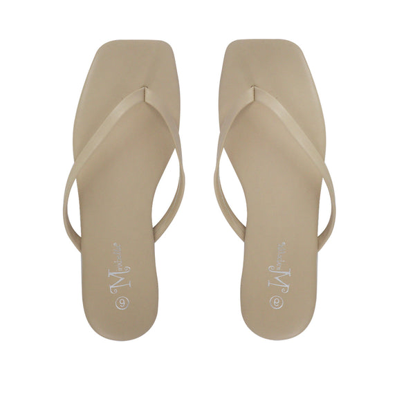 Sandalias flats Karen nude para Mujer