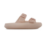 Sandalias flats Chunky blush para mujer