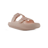 Sandalias flats Chunky blush para mujer