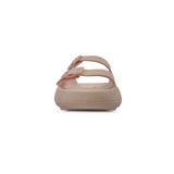 Sandalias flats Chunky blush para mujer