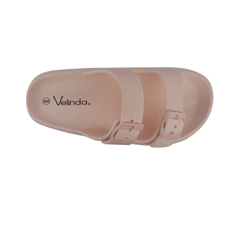 Sandalias flats Chunky blush para mujer