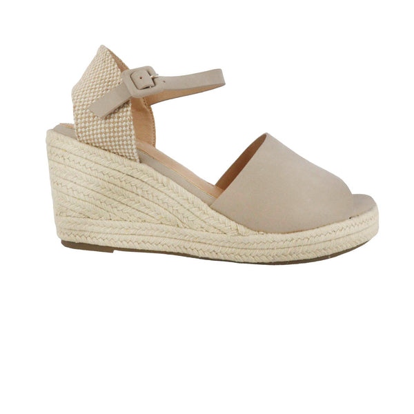 Sandalias de cuña Anaya color taupe para mujer