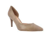 Zapatos de tacón Amina color taupe para mujer