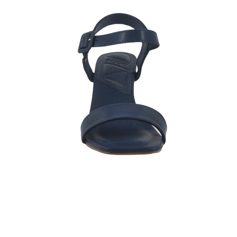 Sandalias de cuña Capri color marino para mujer