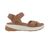 Sandalias flats Luz tan para mujer