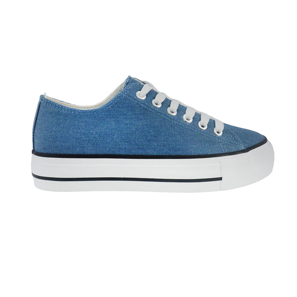 Sneakers Malory denim para mujer