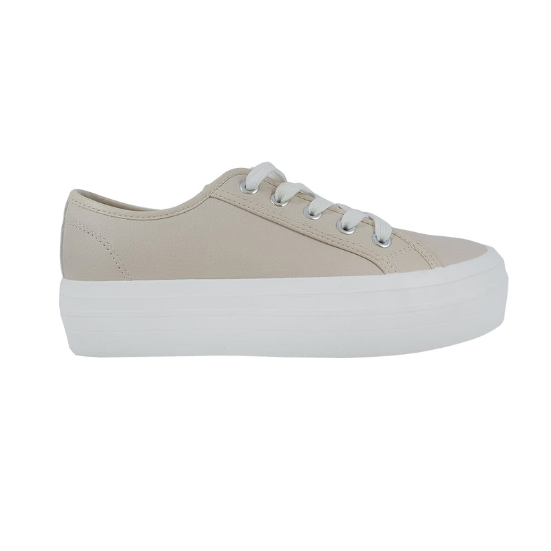 Sneakers Maddie beige para mujer