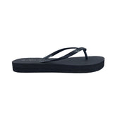 Sandalias flats Praia negro para mujer