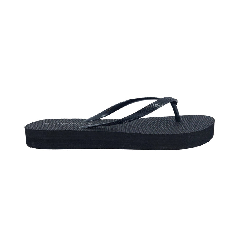 Sandalias flats Praia negro para mujer