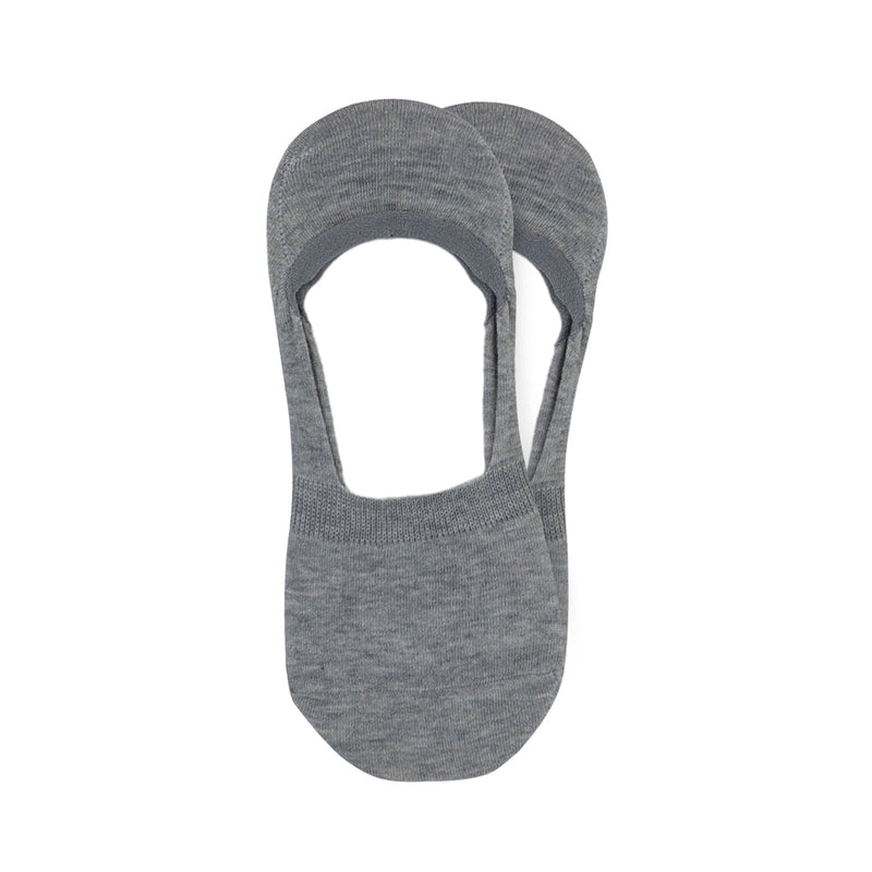 Calcetines invisibles gris para hombre