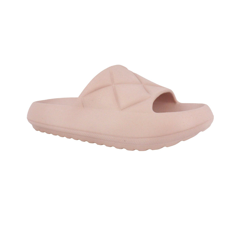 Sandalias flats Puffy rosado para mujer