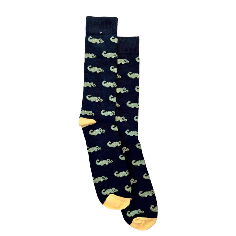 Calcetines Cocodrilos color navy para unisex