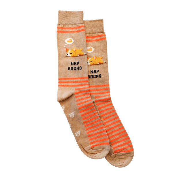 Calcetines Siesta color café para unisex